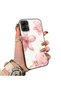Samsung Galaxy A05 Compatible Silicone Edge Hard Back Case Couple Phone Case with Floral Pattern