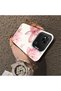 Redmi 10A Compatible Silicone Edge Hard Back Case Couple Phone Case with Floral Pattern - 4