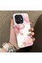 Tecno Spark 10 Pro 4g Compatible Silicone Edge Hard Back Case Couple Phone Case with Floral Pattern - 3