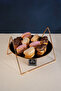 Gold Black Case Coffee Side Presentation Box Gift Decoration Treat Organizer Mdf Wood 26cm - 3