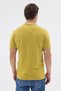 Yellow Polo Collar Pique Short Sleeve Slim Fit 100% Cotton T-Shirt 1011260171 - 5