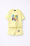 Bluey Printed Oversize 100% Cotton T-Shirt Shorts Kids 2-Piece Set
