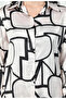 Abstract Geometric Line Art Co-Ord Set Japanese Satin Modest Wear - 8