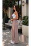 Women's Elastic Waist Lace-Up Wide-Leg Tan Ayrobin Pants - Summer Sweat-Proof Fabric - m / L / XL / 2XL - 3