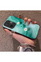 Poco F7 5g Compatible Silicone Edge Hard Back Case Couple Phone Case with Floral Pattern - 2