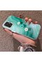 Samsung Galaxy A07 Compatible Silicone Edge Hard Back Case Couple Phone Case with Floral Pattern - 2