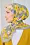 Velora Scarf Floral Blue Gray - 5