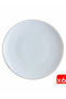 Tabak Evi Porcelain Chic Gold Gilded Serving Plate 24,50cm Set of 6