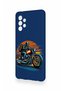 Samsung A52 Compatible Moto Rider Patterned Silicone Case - 4