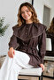 Baby Collar Shirt S0079 Brown - 2