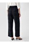 Lcw Everyday Black Loose Fit Plaid Women's Trousers - 4