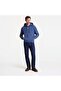 Men's Regular Cut High Cotton Content Hooded Long Sleeve Blue Sweatshirt - 3