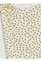 Xside Yellow Boat Neck Polka Dot Blouse - 7