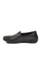 Black Genuine Leather Women's Casual Shoes 44404 Z - 4