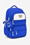 4-Piece Satin Fabric Waterproof Primary School Bag Set with Lunch Bag, Pen Holder and Accessory Bag - 2
