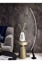 2 Pcs Classic Temperature & Step less Dimmable Brightness Minimalist Arc Standing Floor Lamp for Living Room Bedroom Office Lounge - 2