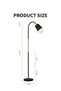 Floor Lamps Nordic Modern Elegant Lamp Pleated Cloth Cover Standing Light With E27 12W Blub for Bedroom Living Room Office - 3