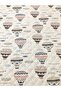 Flying Balloon Patterned Baby and Kids Printed Single Pique Set 160 X 220 cm White - 2