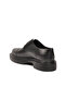 Black Genuine Leather Men's Casual Shoes - 4