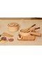 Eco-Friendly Wooden Montessori Pretend Play Toys 2-4 5-7 Years Old Toddlers Customizable Box Kitchen Toy Set Preschoolers - 5