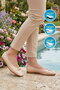 Beige Women's Ballerinas - 3