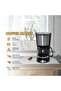 1.5L Electric Coffee Maker 900W Drip Coffee Machine with Glass Carafe, Keep Warm & Reusable Filter - 4