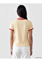Original Oval Collar Printed Women's T-Shirt - 4