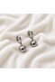 Steel Silver Color Ball Dangle Women's Earrings - 2