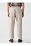 Xside Gray Relax Fit Linen Look Men's Trousers - 4