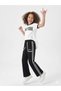 Girl's New York Printed Wide Leg 2-Piece Sports Set - 4