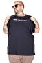 Mode XL Large Size T-Shirt Bıs Yaka Dream U26126 Dark Blue - 3