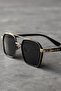 Gold Detail Men's Sunglasses Uv400 Protection - 3