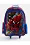 Kids Red And Blue Spider-Man Trolley Bag (18 Inch)
