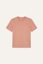 100% Cotton New Regular Fit Crew Neck Short Sleeve Rose Color T-Shirt V7699Az26Sp