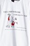 Blue Printed T-Shirt Boys' Jean Shirt Set 24162 - 5