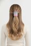 Multi-Colored Glitter and Plain Rubber Hair Ties Set 10 Pieces - Ideal for Daily Use - 2