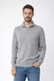 Men's Zip-Up Pullover – GREY