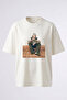 Central Cee_36 Design Printed Unisex Oversize White Tshirt