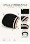 High Quality Imported Striped Straw Visor Camel Hat Suitable for Tesettüre Summer Hat Crown-Shaped Sun Protection - 2