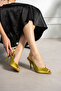 Romese Satin Ankle-Tie Open Toe Detail Women's Heel Shoes - 3