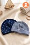 Baby Boy 2-Piece Cotton Beanie Sailor and Striped Patterned Flexible and Comfortable (584503)