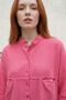 My Fashion Oversize Long Sleeve Linen Blend Shirt - 5