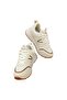 Tempo Unisex Flexible Comfortable Comfortable Fit Poly Sole Lace-Up Shoes Beige