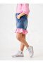 Girl's Garnished Denim Shorts 2867 - 2