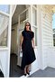 Off-The-Shoulder Chic Midi Length Dress - 3