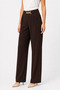 Adriana Fabric Wide-Leg Women's Trousers with Chain Buckle – Stylish Palazzo Trousers, Length 110cm