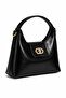 Celia Women's Zippered Hand and Shoulder Bag with Cross Strap Black - 2