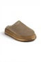 Maura Genuine Leather Suede Perforated Thick Sole Women's Slippers - 2
