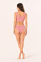 Women's 95% Cotton 2-Piece Ribbed Padded Bralet & Panties Underwear Set - 8