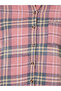 Pink Plaid Buttoned Shacket - 4